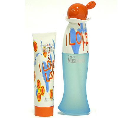 Подарочный набор Moschino "I Love Love" Туалетная вода, лосьон для тела для дневного использования Товар сертифицирован инфо 12734j.