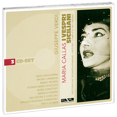 Maria Callas Verdi I Vespri Siciliani (3 CD) Формат: 3 Audio CD (DigiPack) Дистрибьюторы: Membran Music Ltd , Gala Records Италия Лицензионные товары Характеристики аудионосителей 2009 г Сборник: Импортное издание инфо 3107b.