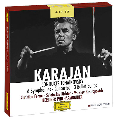 Herbert Von Karajan Tchaikovsky 6 Symphonies / Concertos / 3 Ballet Suites (8 CD) Формат: 8 Audio CD (Box Set) Дистрибьюторы: Deutsche Grammophon GmbH, ООО "Юниверсал Мьюзик" инфо 3119b.