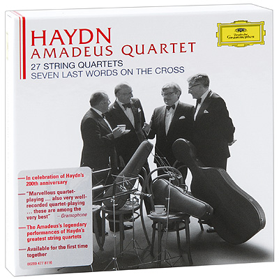 Amadeus Quartet Haydn String Quartets Op 51-103 (10 CD) Формат: 10 Audio CD (Box Set) Дистрибьюторы: ООО "Юниверсал Мьюзик", Deutsche Grammophon GmbH Европейский Союз Лицензионные инфо 3158b.